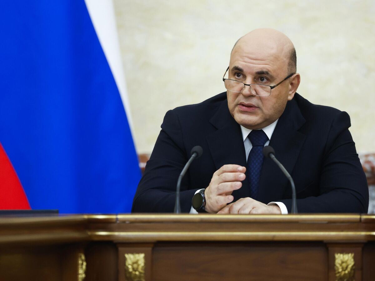    Председатель правительства РФ Михаил Мишустин проводит совещание с членами кабинета министров РФ© РИА Новости . Дмитрий Астахов