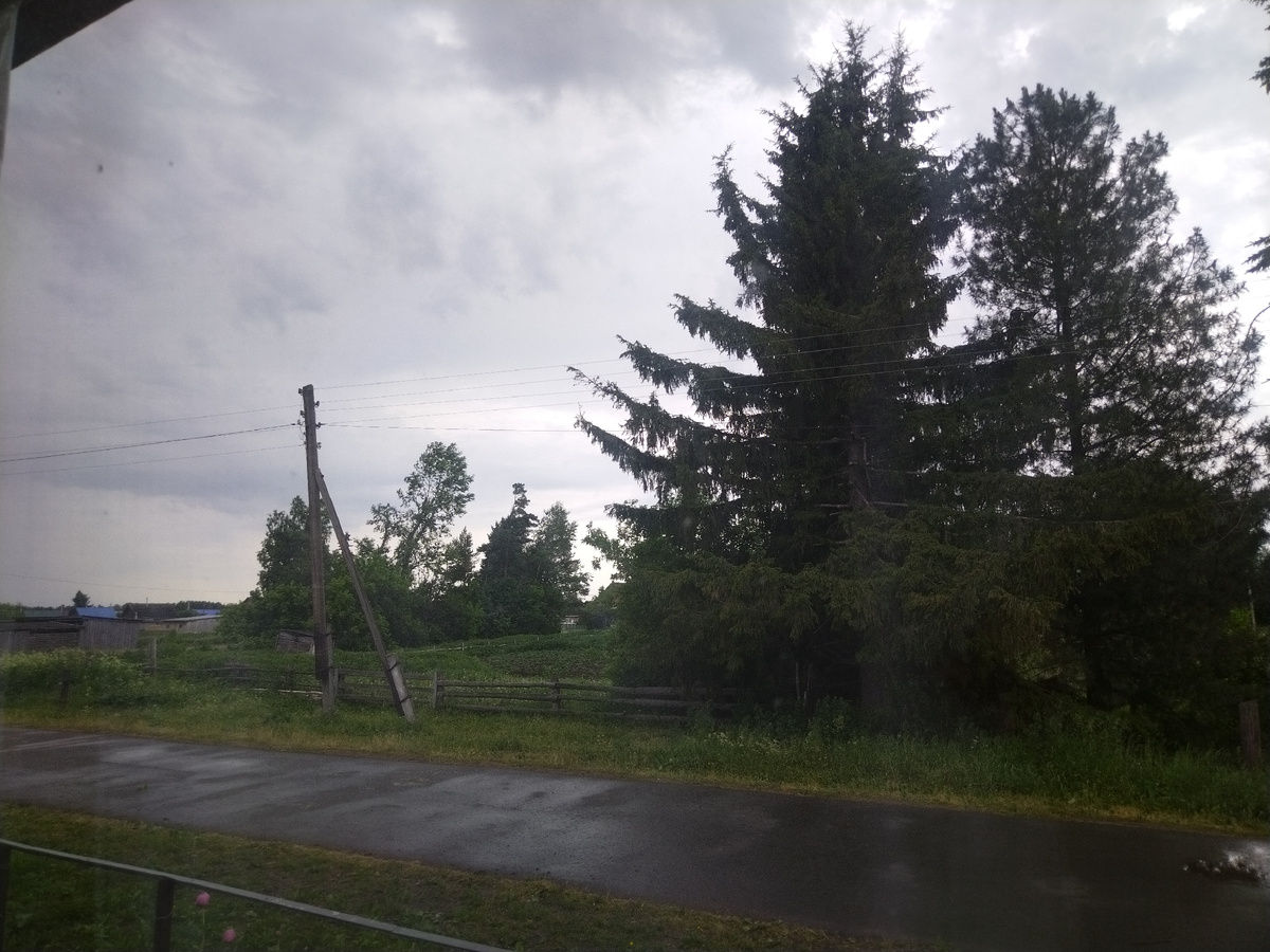 Вид из окна нашего дома.