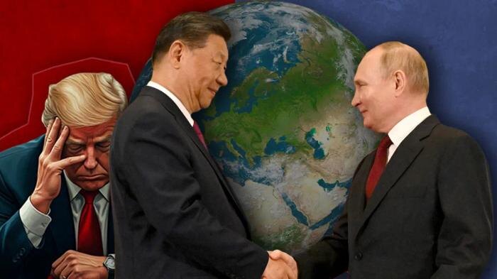 ШОС показала, кто теперь правит миром, а США остались у обочины. Обложка © Коллаж © Life.ru Фото © ТАСС / Сергей Гунеев, © Shutterstock AI