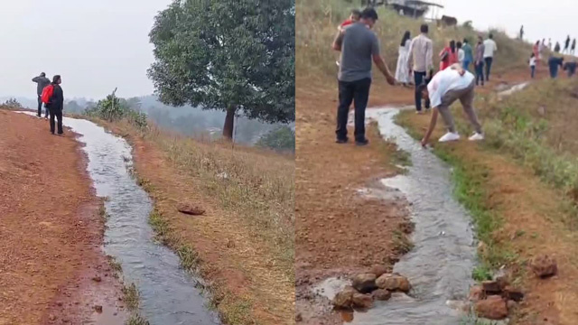 Ручьи текут в обратном направлении