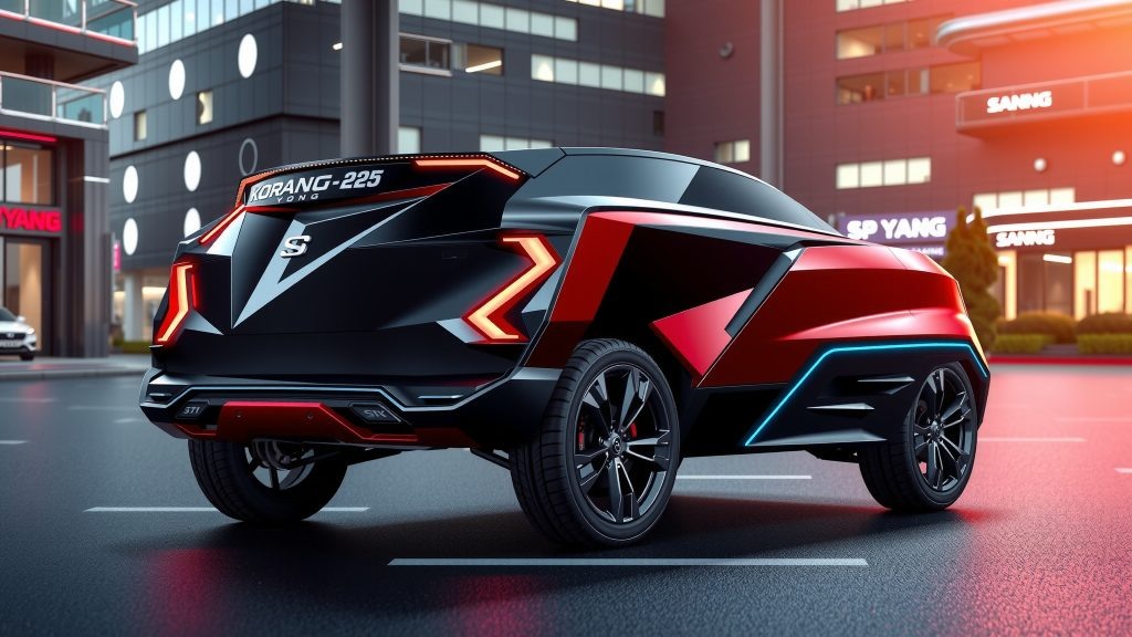    SsangYong Korando E-Motion 2025 чем электровнедорожник удивит