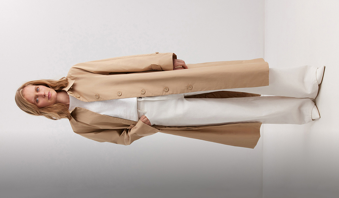 Плащ из хлопка