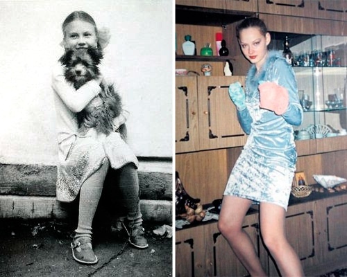 Фото: Светлана в детстве и юности 