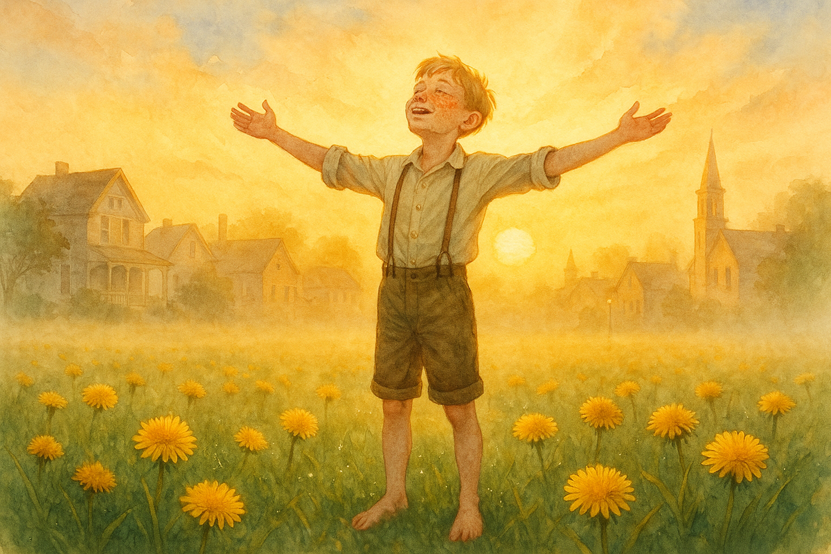 Рэй Брэдбери «Вино из одуванчиков» @the_log_book