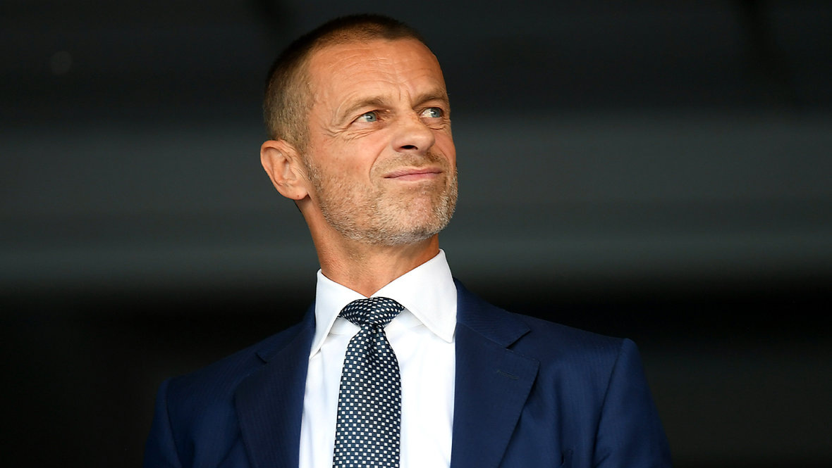    Президент УЕФА Александер Чеферин. Getty Images