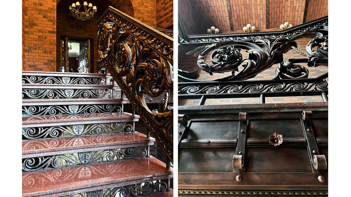 Обратите внимание на лестницу. Рыбки там не просто так.