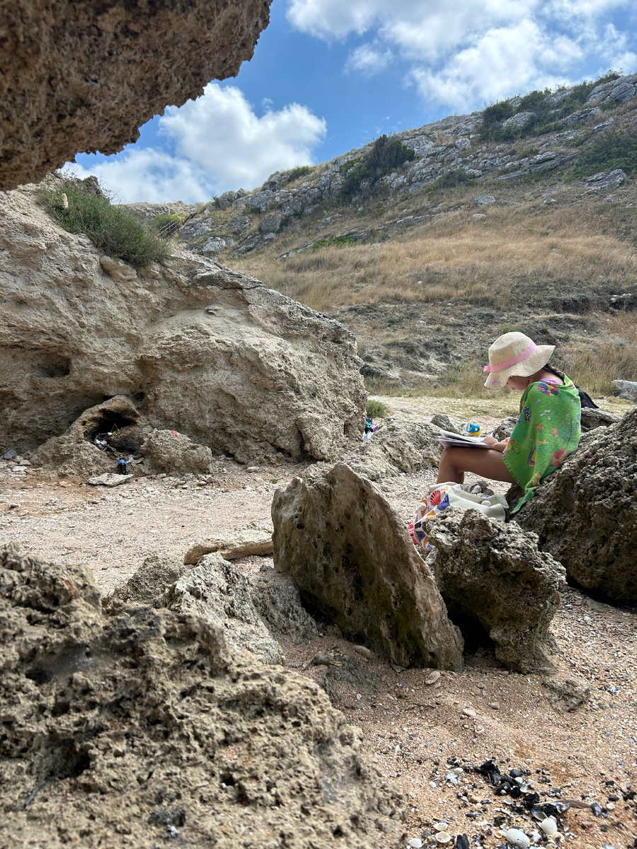 Вот такие дикие пляжи в пригороде Щёлкино