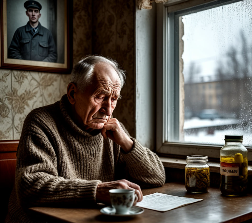 Этот образ передаёт не только бедность, но и достоинство, историю и усталость целого поколения.