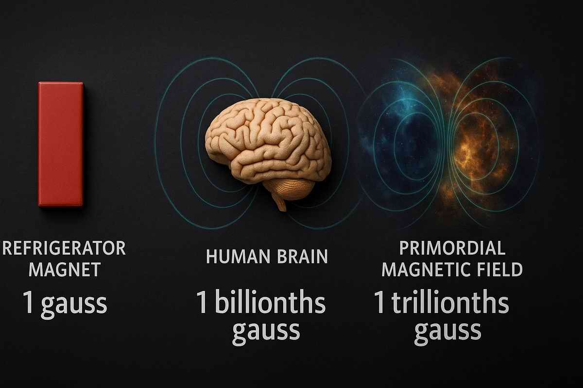 Слабые магнитные поля ранней Вселенной