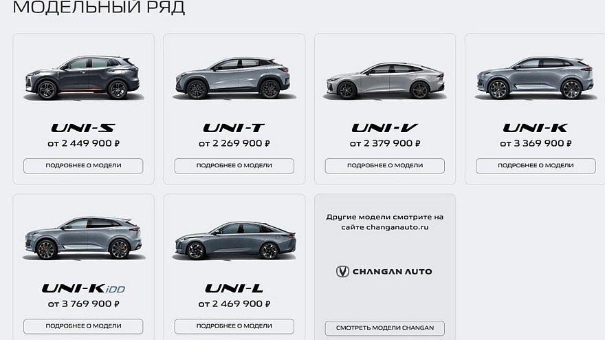    Актуальный модельный ряд марки Uni. Цены указаны с учетом различных спецпредложений. Кроссовер Uni-K iDD – это гибридная версия «просто» Uni-K