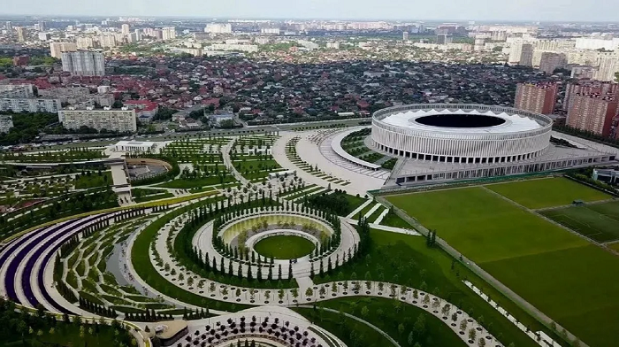 Вил на футбольный стадион "Краснодар".