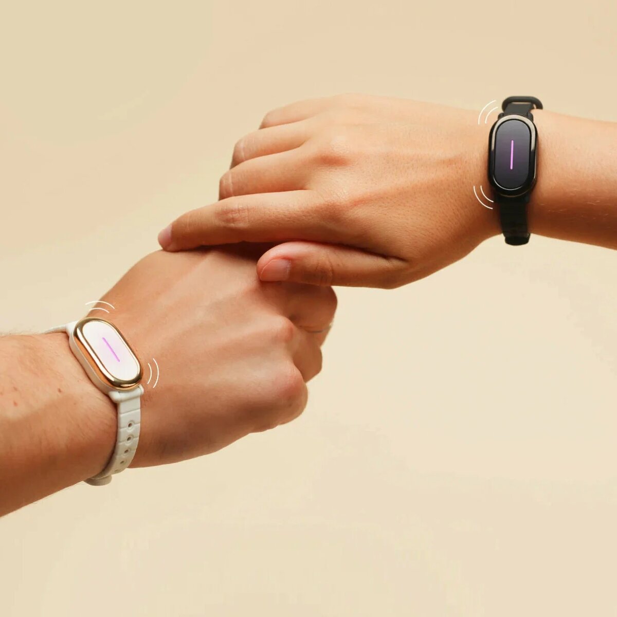 Bond Touch - браслеты прикосновений, Черный и Серый