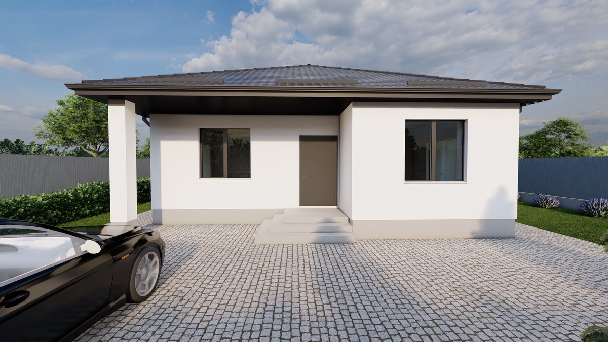 Проект разработан архитектором СК "Домовой" (г. Краснодар)