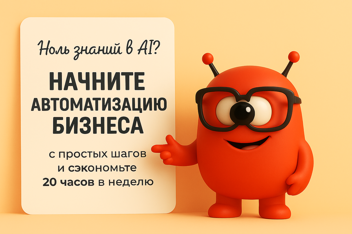    Ноль знаний в AI? Начните автоматизацию бизнеса с простых шагов и сэкономьте 20 часов в неделю Никита Титов