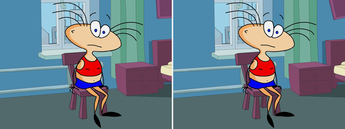 Найдите 3 отличия