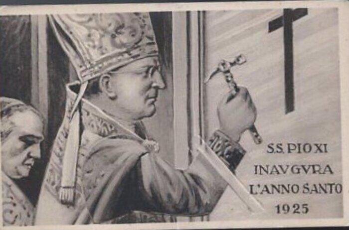 Папа открывает Святые врата в Год Юбилея. Изображение из открытых источников.