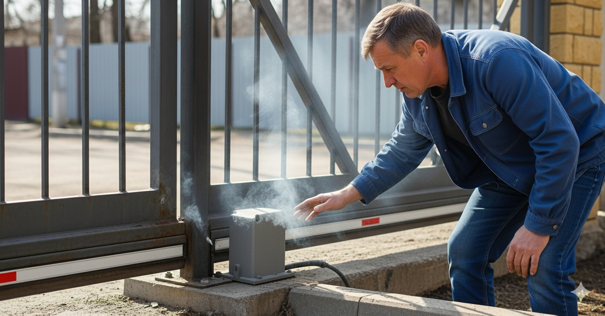 Сломался привод для ворот