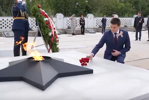     В Красноярске почтили память подвига народа в годы Второй мировой войны