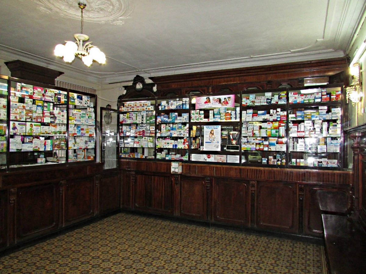 Интерьер аптеки. Фото с сайта citywalls.ru