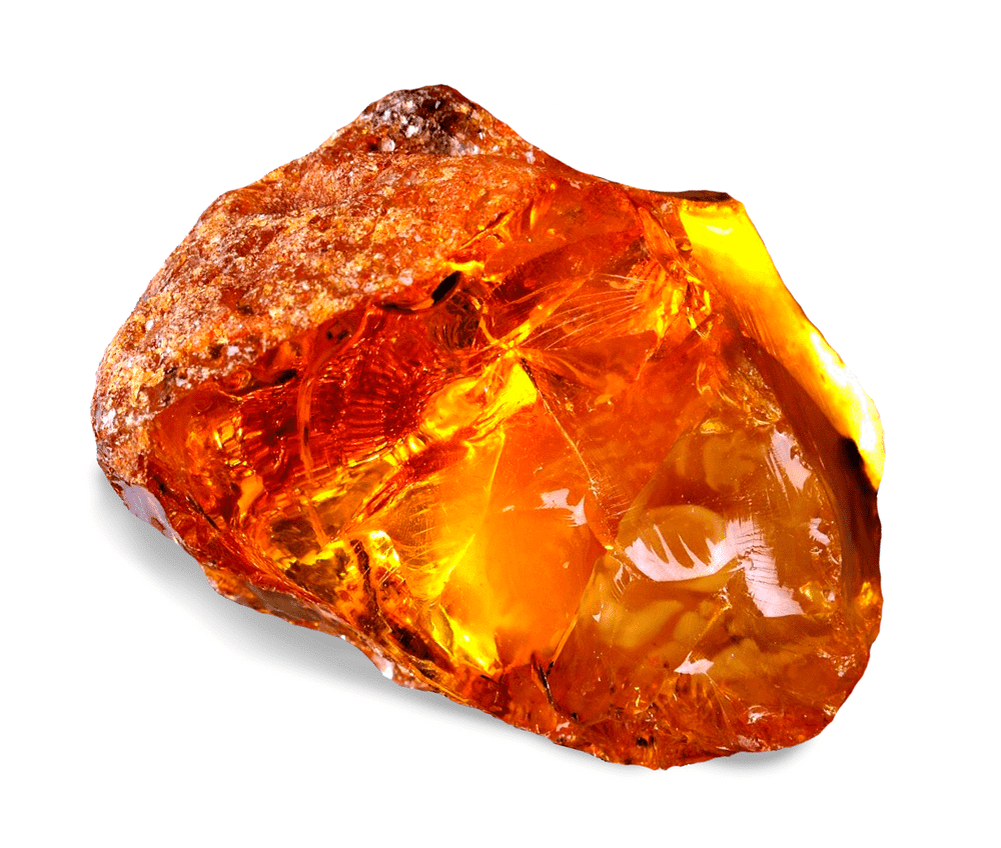 янтарь - окаменевшая ископаемая древесная смола, затвердевшая живица древнейших хвойных деревьев позднего мела и палеогена, часто называемый "солнечным камнем" (изображение с сайта livemaster.by)