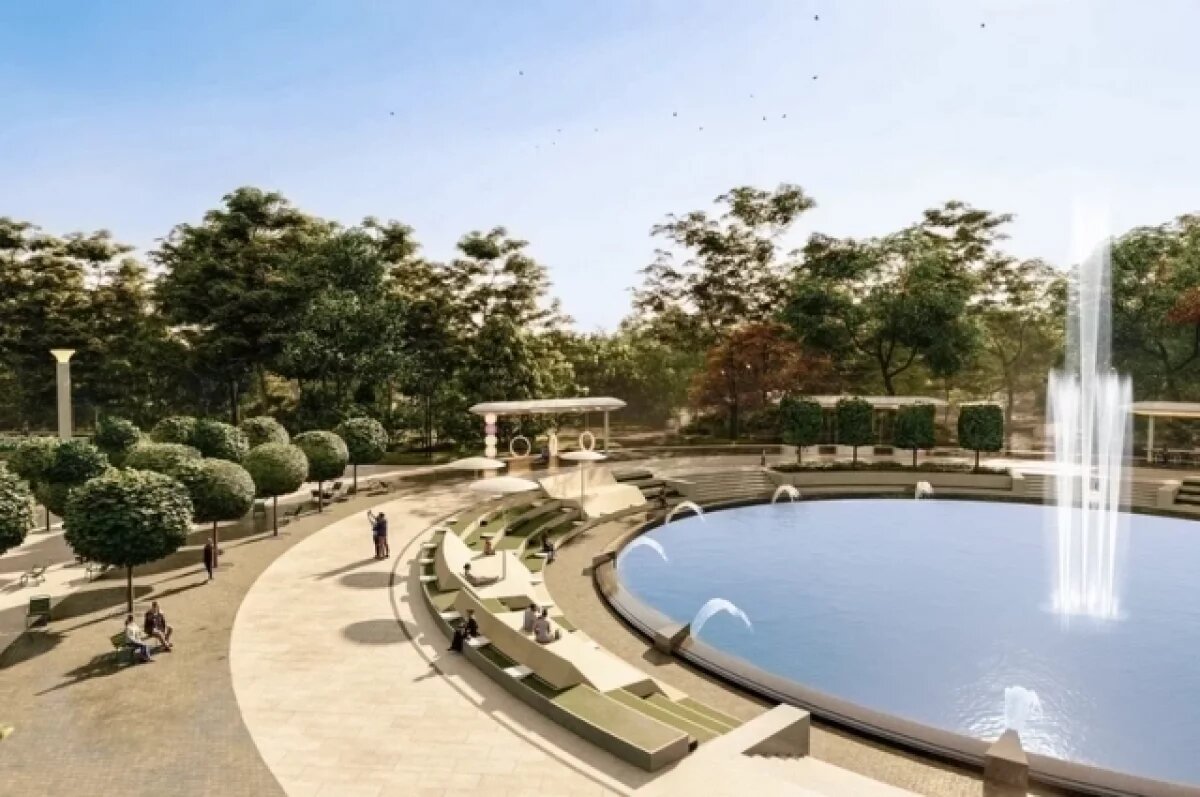    В парке «Сокольники» на востоке столицы отремонтировали главный фонтан