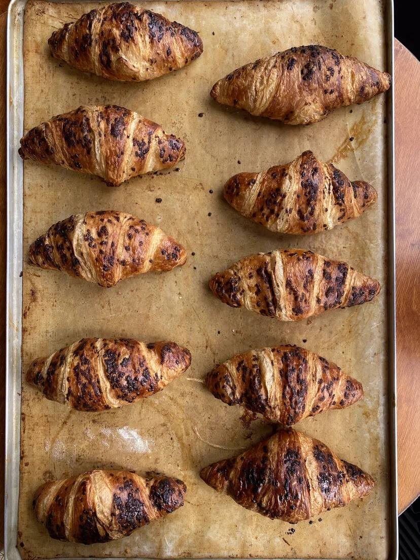 Круассаны "Брецель" только из печи