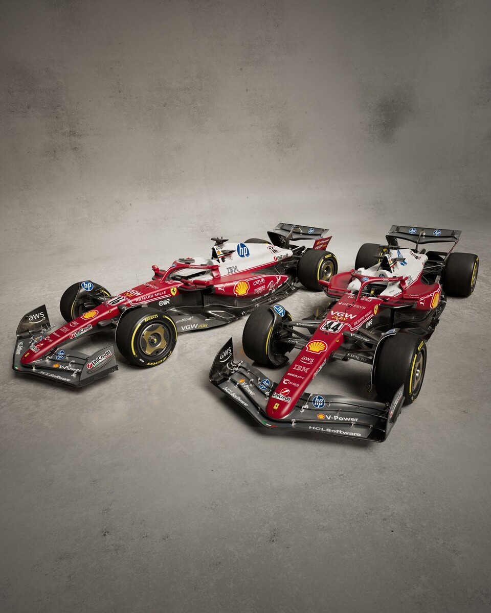    Ретро-ливрея болидов Ferrari для Гран При ИталииФото: Ferrari