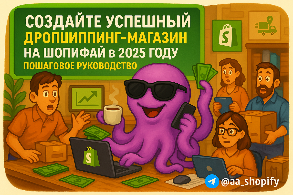    Создайте успешный дропшиппинг-магазин на Шопифай в 2025 году: пошаговое руководство для новичков и опытных предпринимателей aa_ecom