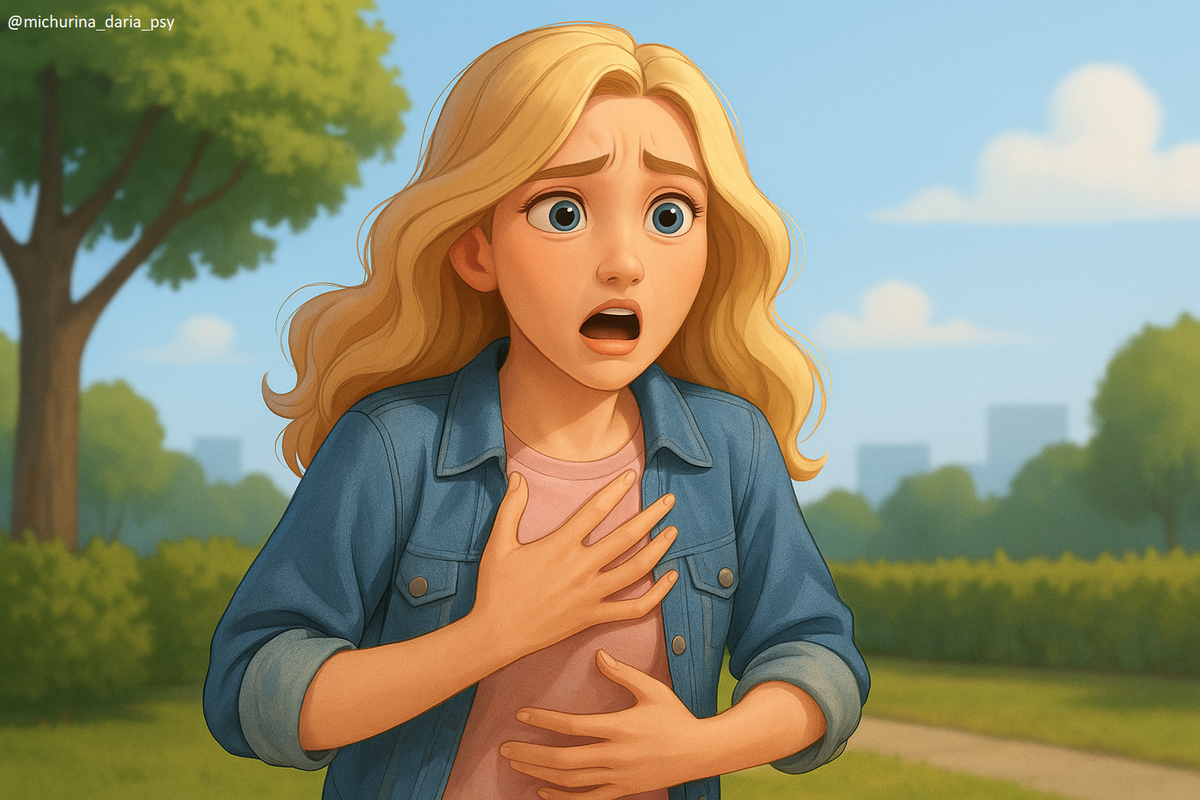 Страх за сердце вызывает симптомы, похожие на сердечные, и человек ещё больше пугается