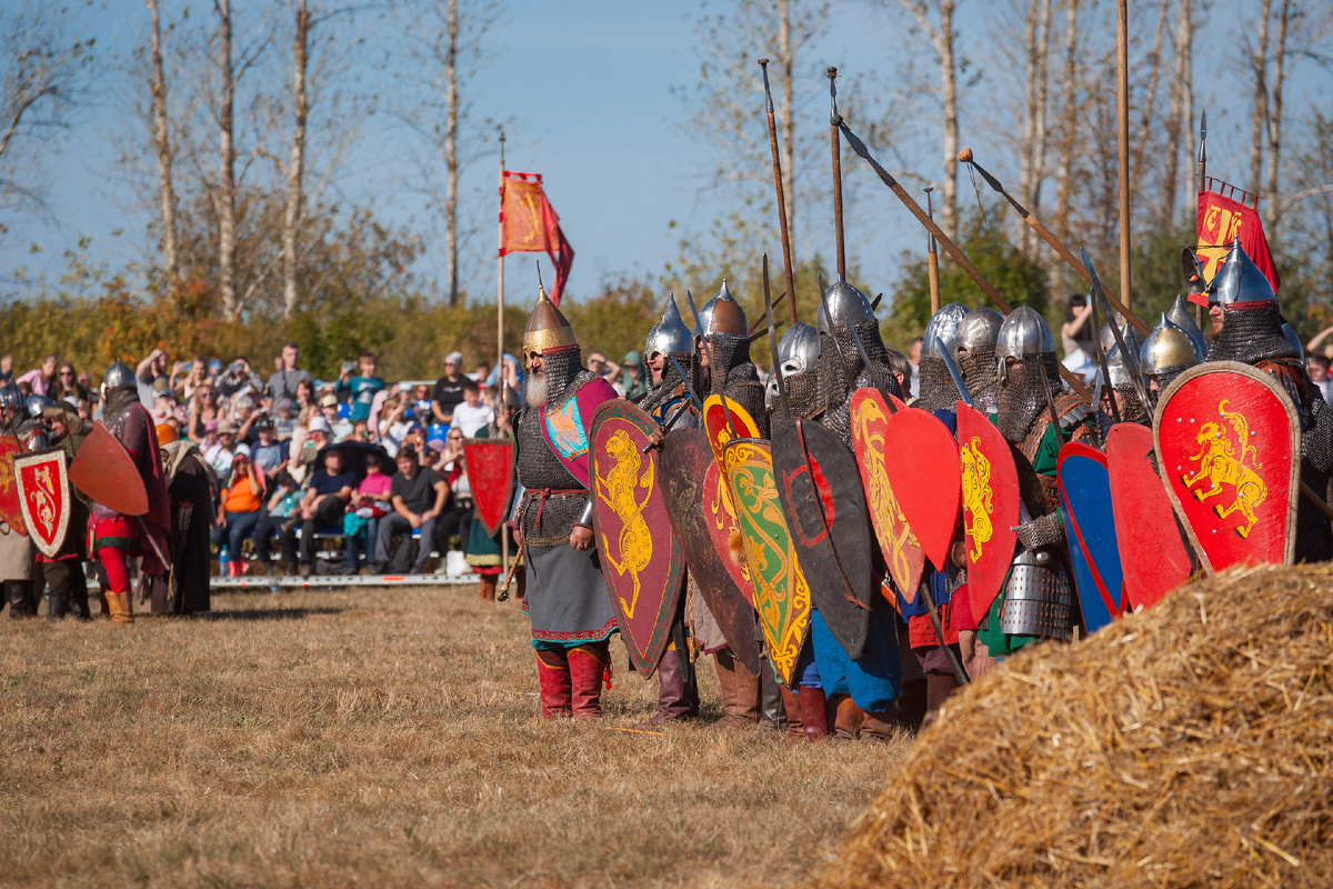 Самый ожидаемым момент праздника - рекострукция Куликовской битвы