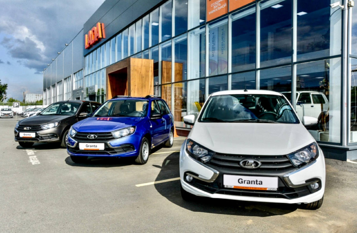 Lada Granta самая продаваемая модель в России. Фото с просторов интернета