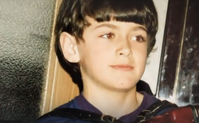 Пётр Дранга в детстве. Фото: соцсети