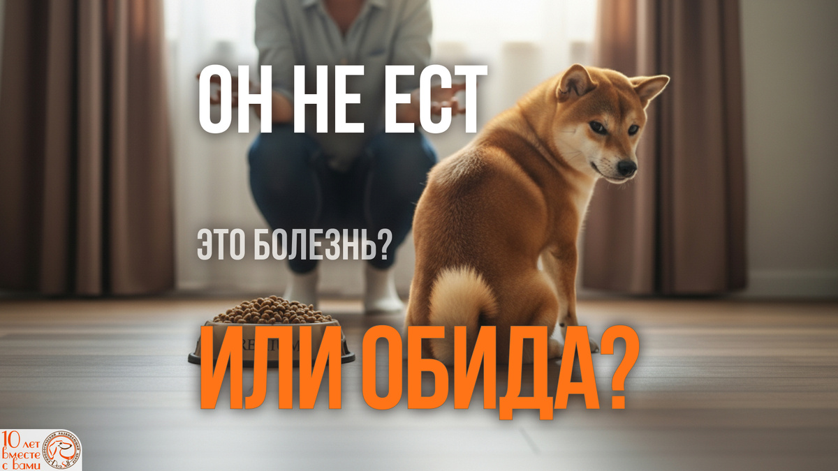 Тот самый взгляд. Он не ест. И теперь это ваша главная загадка | Обложка для статьи DogSelf о поведенческих причинах, по которым собака отказывается от еды, когда не больна | Изображение: DogSelf