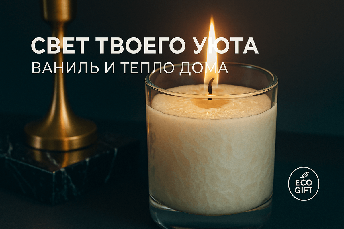    Интерьерные свечи с ванилью: ритуал домашнего уюта Марина Погодина