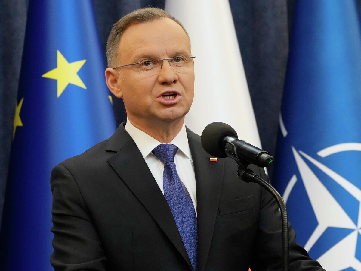    Президент Польши Анджей Дуда© AP Photo / Czarek Sokolowski