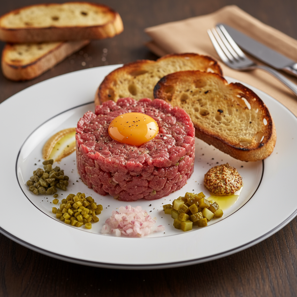 Стейк тартар (классический рецепт)