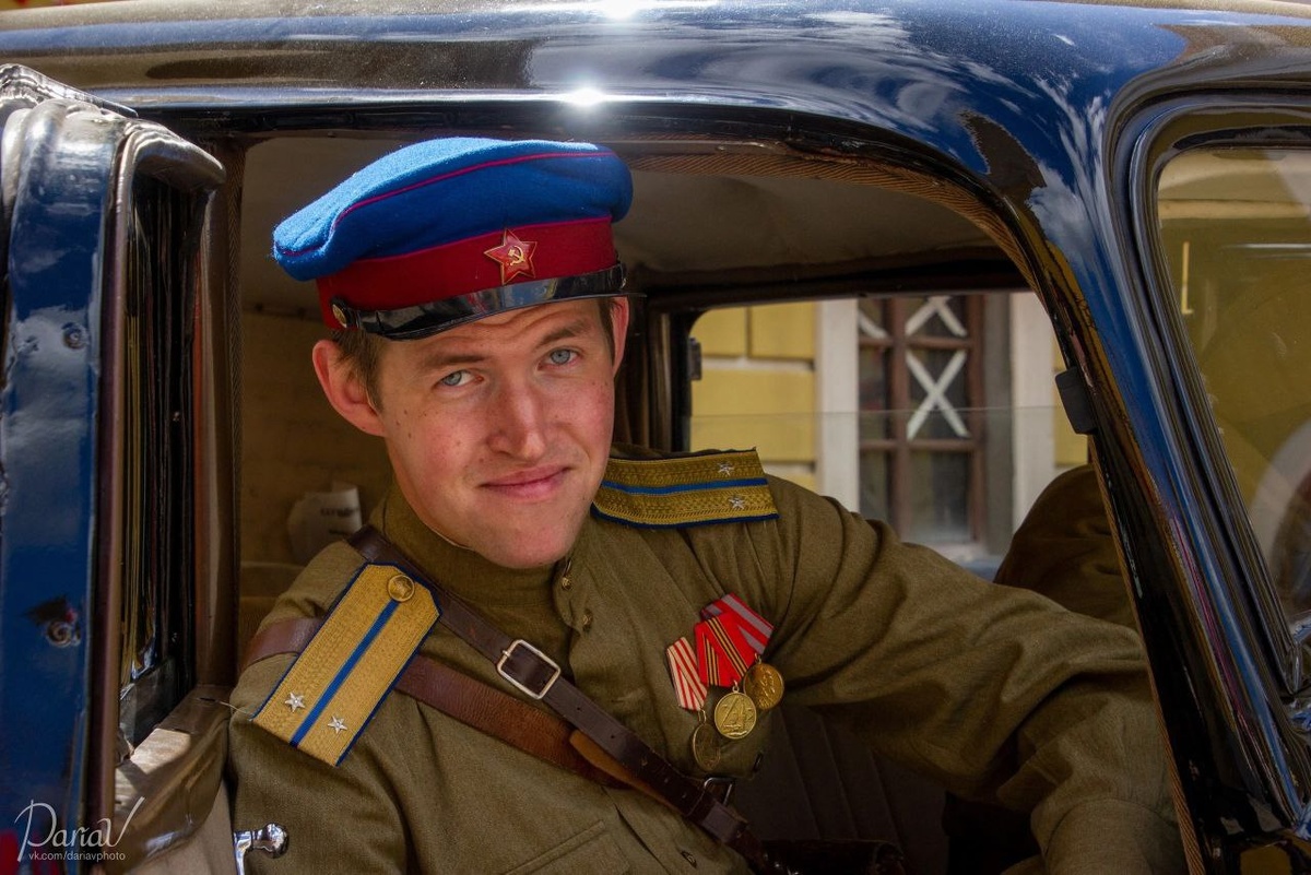 Максим Зайцев, студент РГУ СоцТех, участник реконструкций боевых сражений 