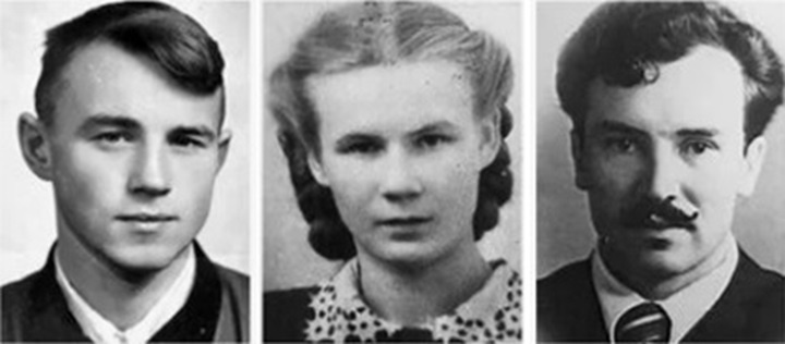 Рустем Владимирович Слободин, Людмила Александровна Дубинина и Семён Алексеевич Золотарёв
