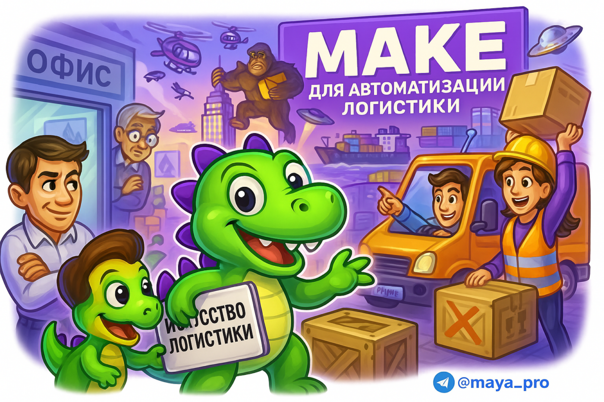    Автоматизация логистики с Make.com: как вывести бизнес на новый уровень и избавиться от рутины Артур Хорошев