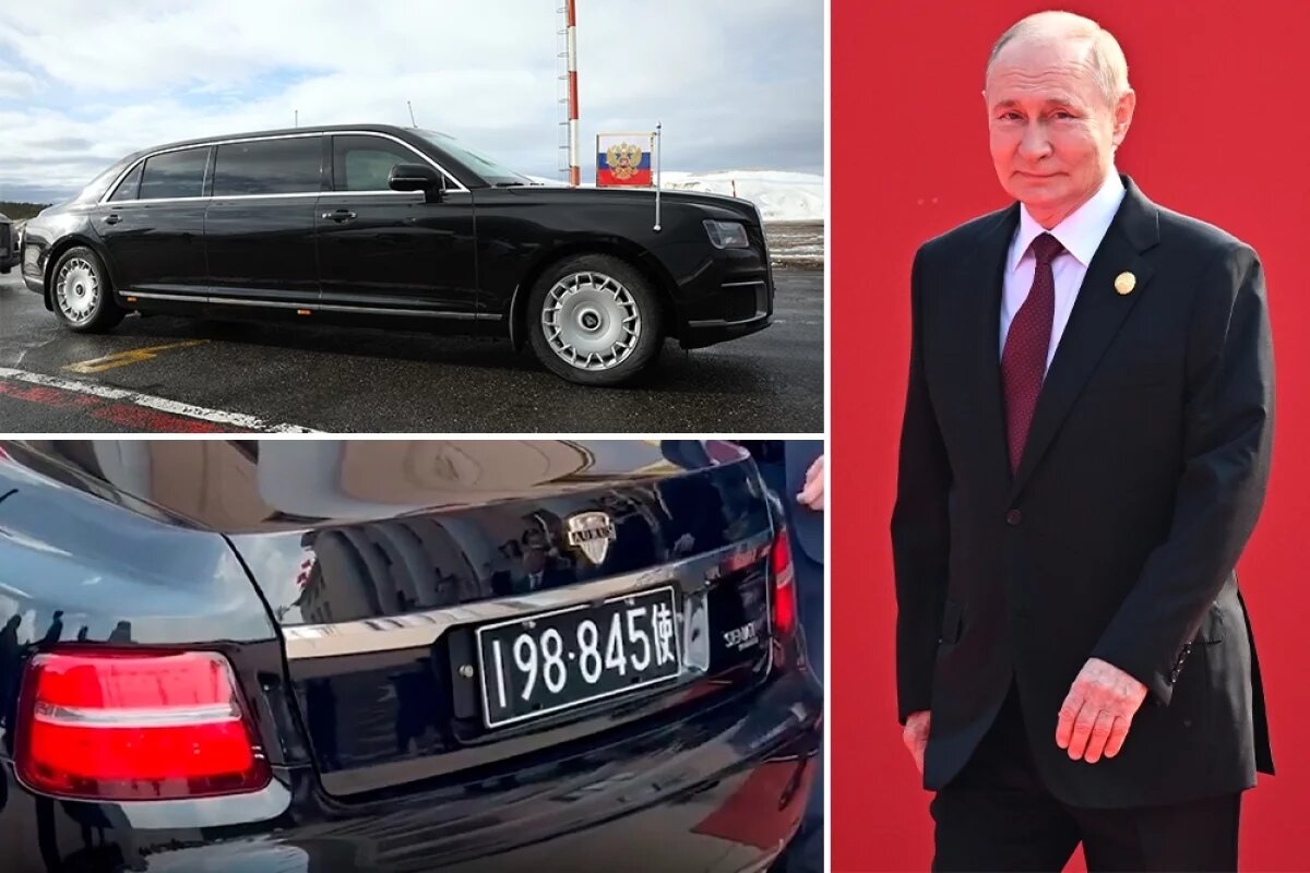    Автомобиль президента РФ Владимира Путина.