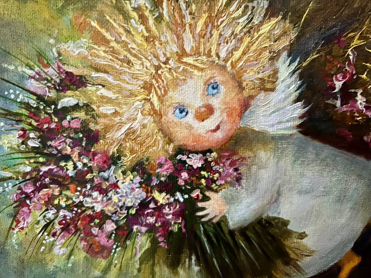 Летающая девочка. Картина Елены Ковалюк