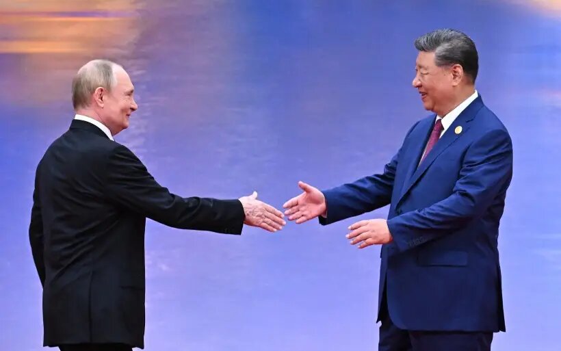  Визит президента РФ Владимира Путина в Китай состоялся по приглашению председателя КНР Си Цзиньпина   © РИА Новости. Сергей Бобылев