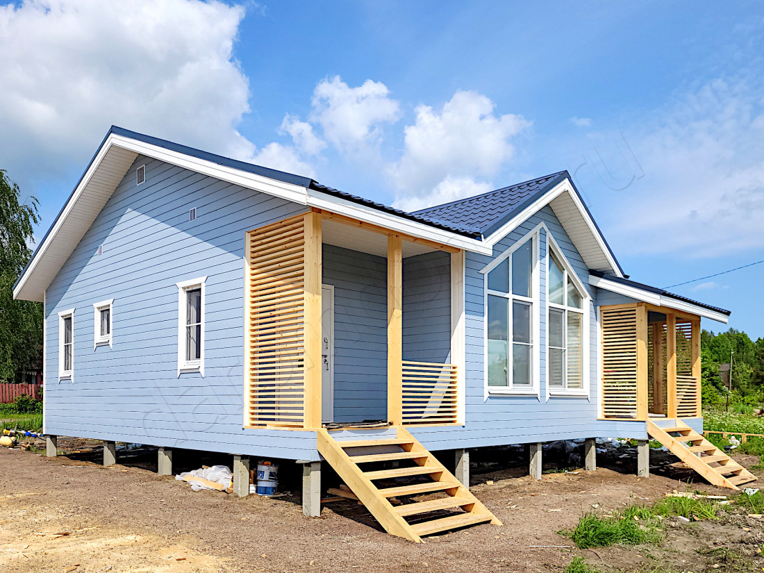 Каркасный дом в СНТ Петровское