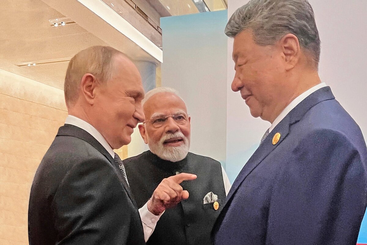 Лидеры России, Индии и Китая