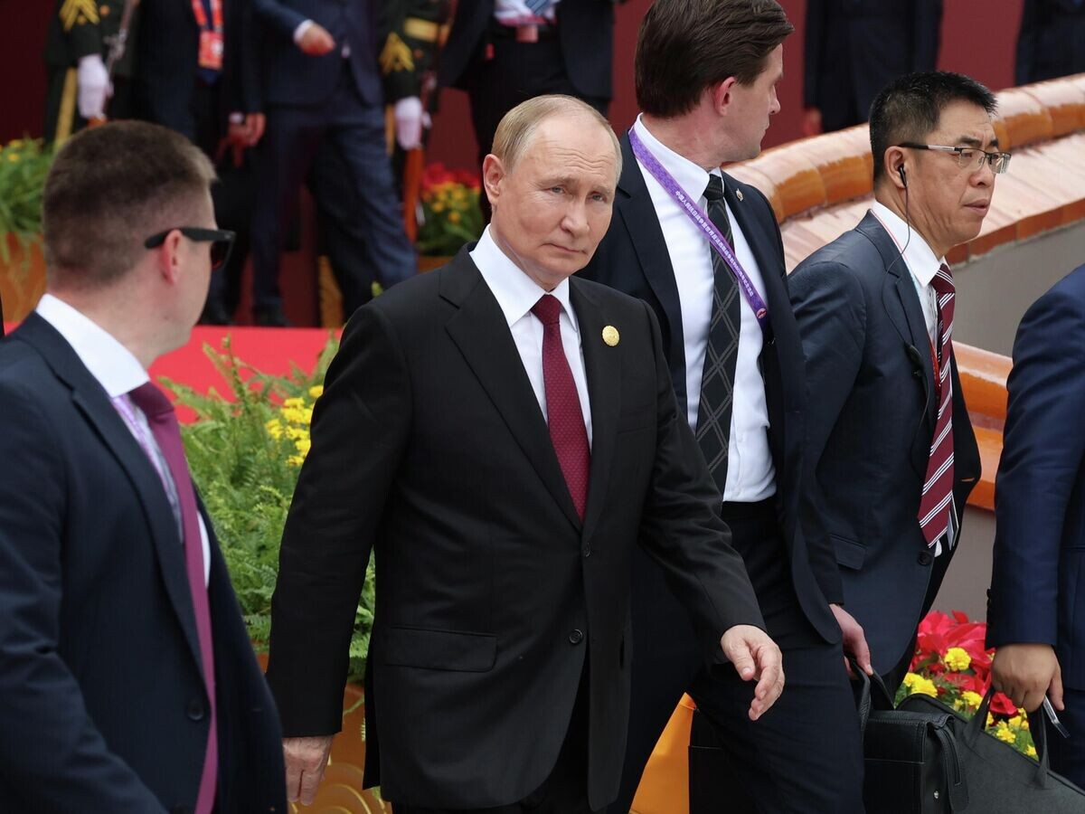    Президент РФ Владимир Путин в Пекине© РИА Новости / POOL