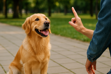 - Поднимите ладонь вверх, и я сяду!
