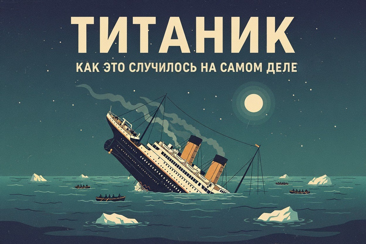 «Титаник» утонул не потому, что «не повезло с айсбергом», а потому что несколько обычных решений сошлись в одной ночи