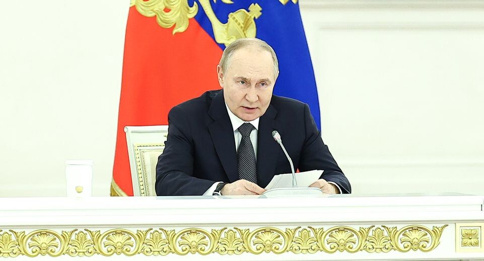    Заседание Совета по стратегическому развитию и нацпроектам прошло под руководством президента России Владимира Путина / Медиасток.рф