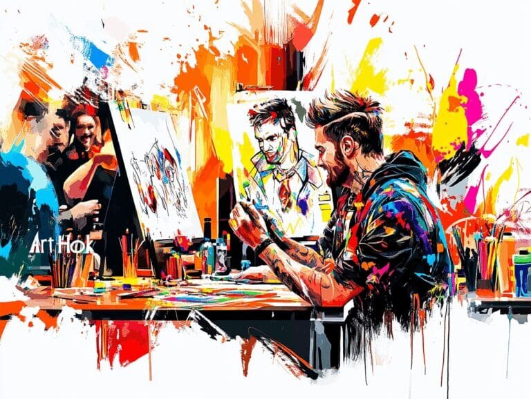    Пригласите художника на юбилей: создайте уникальные воспоминания и атмосферу волшебства Art-Hook.Ru