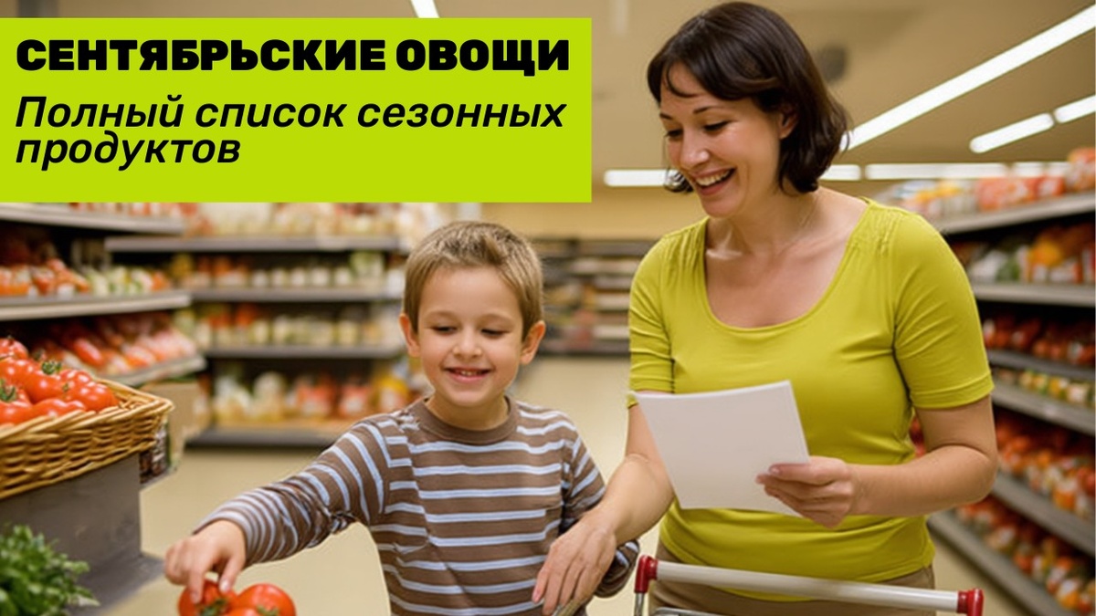 Сентябрьские овощи